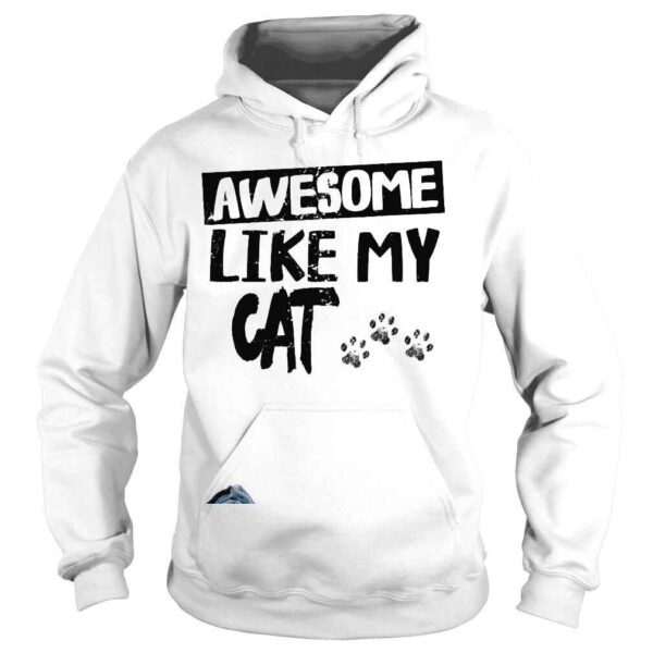 awesome like my cat fathers day shirt - Image 4