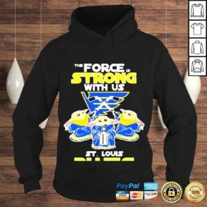 Hoodie baby Yoda The Force Is Strong With Us St Louis Blues 2022 Tshirt