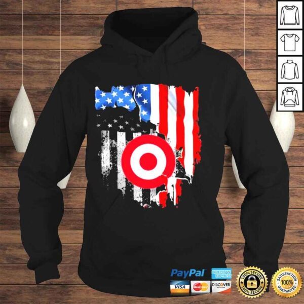 blood inside me american flag and target logo shirt - Image 4