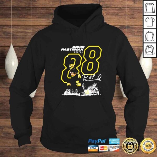 david Pastrnak boston 88 signature hockey shirt - Image 4