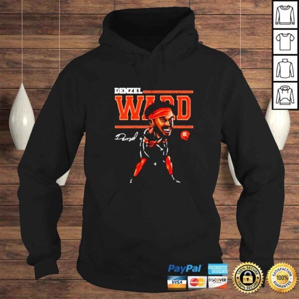 denzel Ward Cartoon 21 rugby signature shirt - Image 4