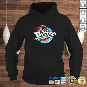 Hoodie detroit Pistons 90s logo vintage fire shirt