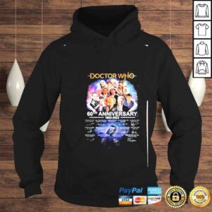 Hoodie doctor Who 60th Anniversary 1963 2023 Signatures Shirt