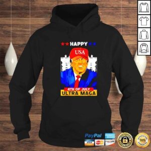 Hoodie donald Trump happy 4th of July ultra maga shirt