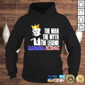 Hoodie donald Trump the man the myth the legend maga king shirt