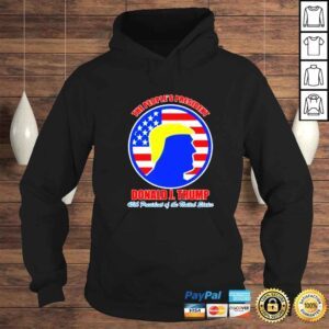 Hoodie donald Trump the peoples presodent American flag logo vintage shirt