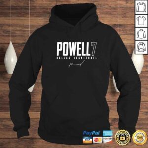 Hoodie dwight Powell Dallas 7 basketball signature shirt