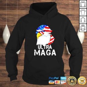 Hoodie eagle America flag Ultra MAGA shirt