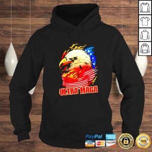 Hoodie eagle Ultra MAGA America flag fire classic shirt