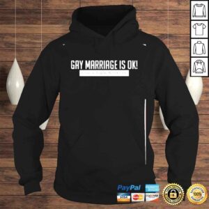 Hoodie gay marriage is ok as long as they are the same race shirt