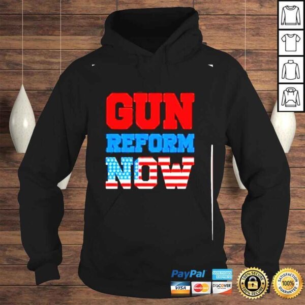 gun reform now American flag shirt - Image 4