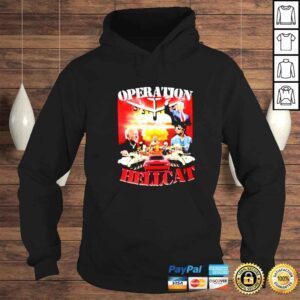 Hoodie joe Biden and Donald Trump operation Hell cat tank and car shirt