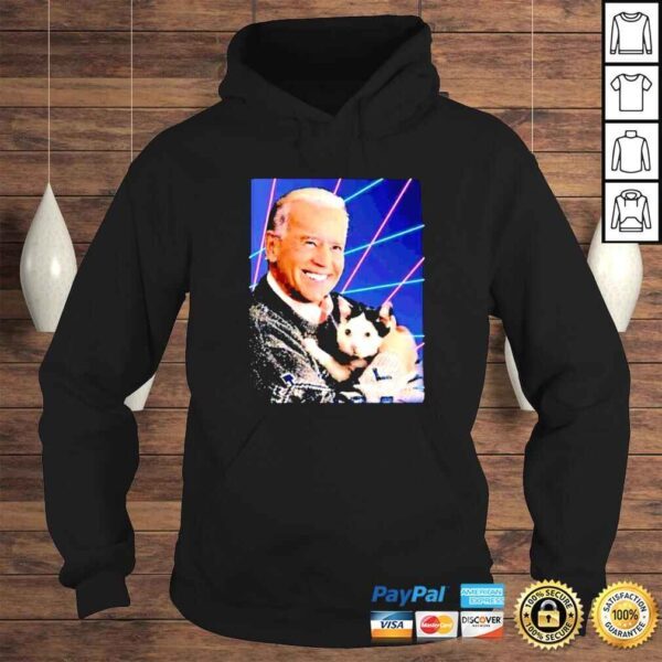 joe Biden hug the cat poster funny shirt - Image 4