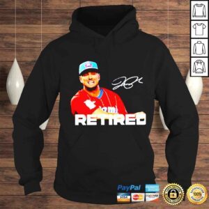 Hoodie joe Panik retired MLB signature shirt