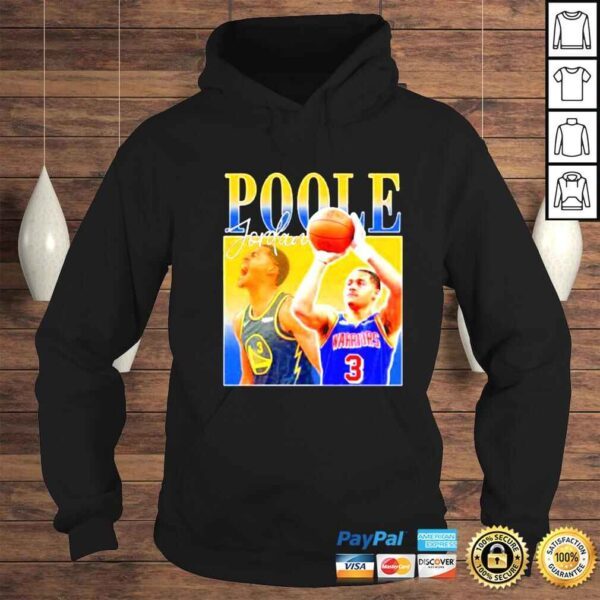 jordan Poole Basketball 80s Vintage shirt - Image 4