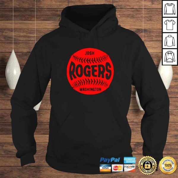 josh Rogers Washington baseball vintage shirt - Image 4