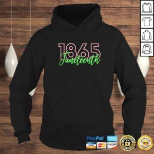 Hoodie juneteenth 1865 vintage shirt