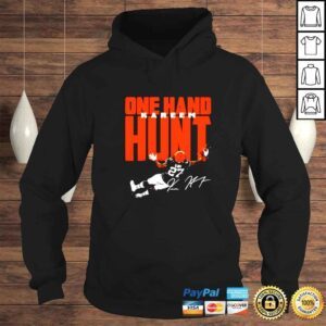 Hoodie kareem Hunt One Hand Hunt rugby signature shirt