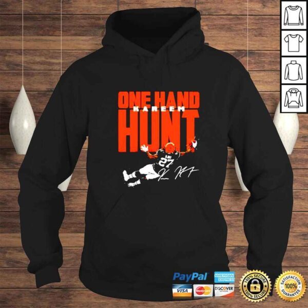 kareem Hunt One Hand Hunt rugby signature shirt - Image 4