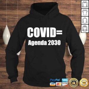 Hoodie liz Churchill Covid Agenda 2030 Tshirt