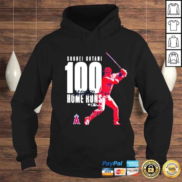 los angeles angels shoheI ohtanI 100th career home run shirt - Image 4