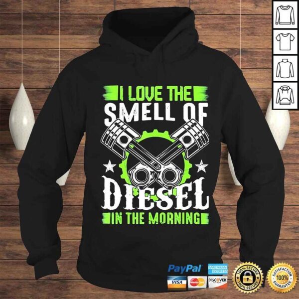 love the smell muscle car truck driver gears mechanic shirt - Image 4