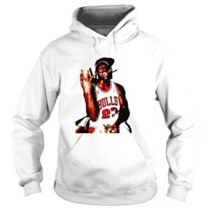 Hoodie mICHAEL JORDAN smoke basketball legend shirt