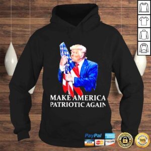 Hoodie make America patriotic again American flag shirt