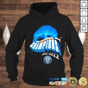 Hoodie manchester city buzzing champions 20212022 shirt