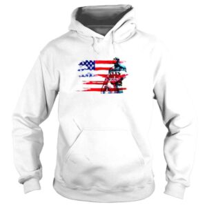 Hoodie marvel Captain America flag cartoon vintage shirt