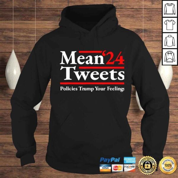 mean tweets 2024 pro Donald Trump 24 antI Biden shirt - Image 4