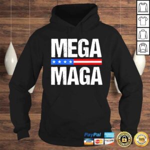 Hoodie mega mega Trump 2024 proud ultra maga with usa flag shirt