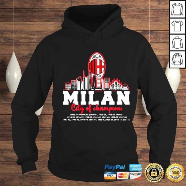 milan city of champions serie a champions 2022 shirt - Image 4