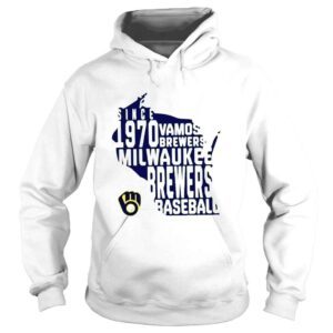 Hoodie milwaukee brewers white hometown hot shot shirt