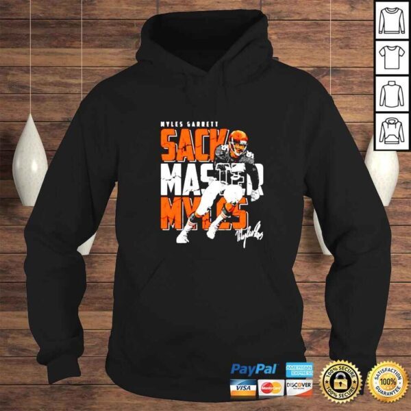 myles Garrett Sack Master Myles rugby signature shirt - Image 4