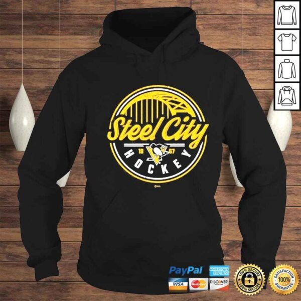 nHL Pittsburgh Penguins Steel City 2022 Shirt - Image 4