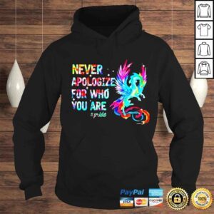 Hoodie never Apologize For Who You Are Shirt