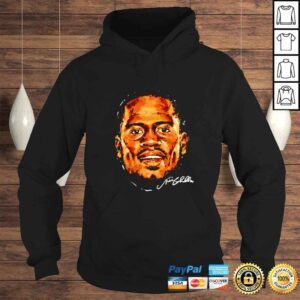 Hoodie nick Chubb Cleveland Portrait head rugby signature shirt