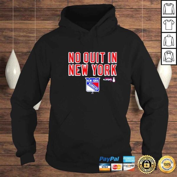 no Quit In New York Ranger shirt - Image 4