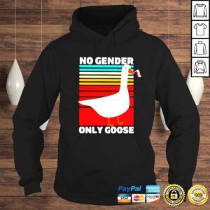 Hoodie no gender only goose pride month shirt