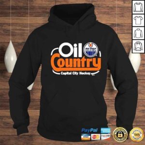 Hoodie oil country capital city hockey shirt