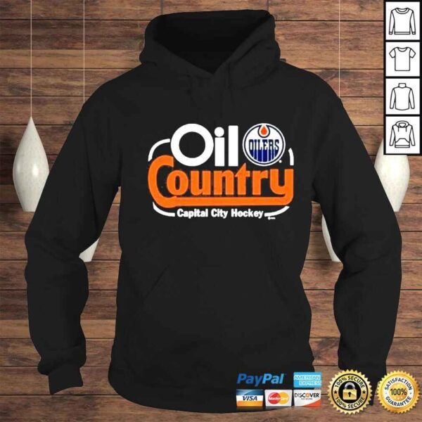 oil country capital city hockey shirt - Image 4