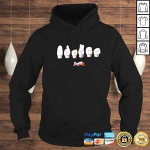 Hoodie papa J sign Language Deaf Awareness Atlanta Braves shirt