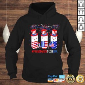 Hoodie pharmacy tech pills American patriotic 4th of july shirt