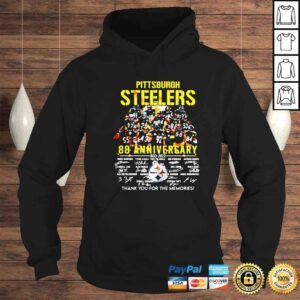 Hoodie pittsburgh Steelers 88th Anniversary 1933 2022 players signature shirt