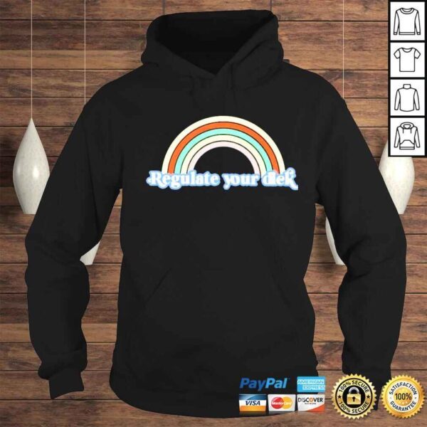 rainbow regulate your dick shirt - Image 4