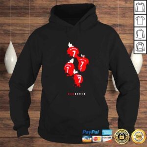 Hoodie red seven Manchester United shirt