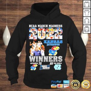 Hoodie shirt Ncaa March Madness 2022 Kansas Jayhawks winner shirt