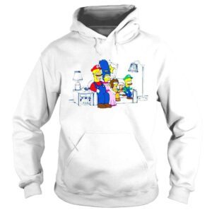 Hoodie simpsons the plumbers shirt