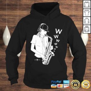 Hoodie the sax lady frankie x rotowear merch shirt